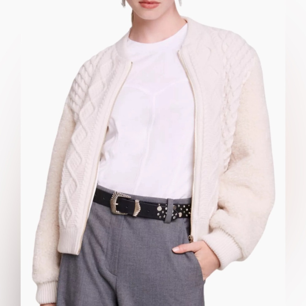 Bomba Faux Fur Sleeve Jacket